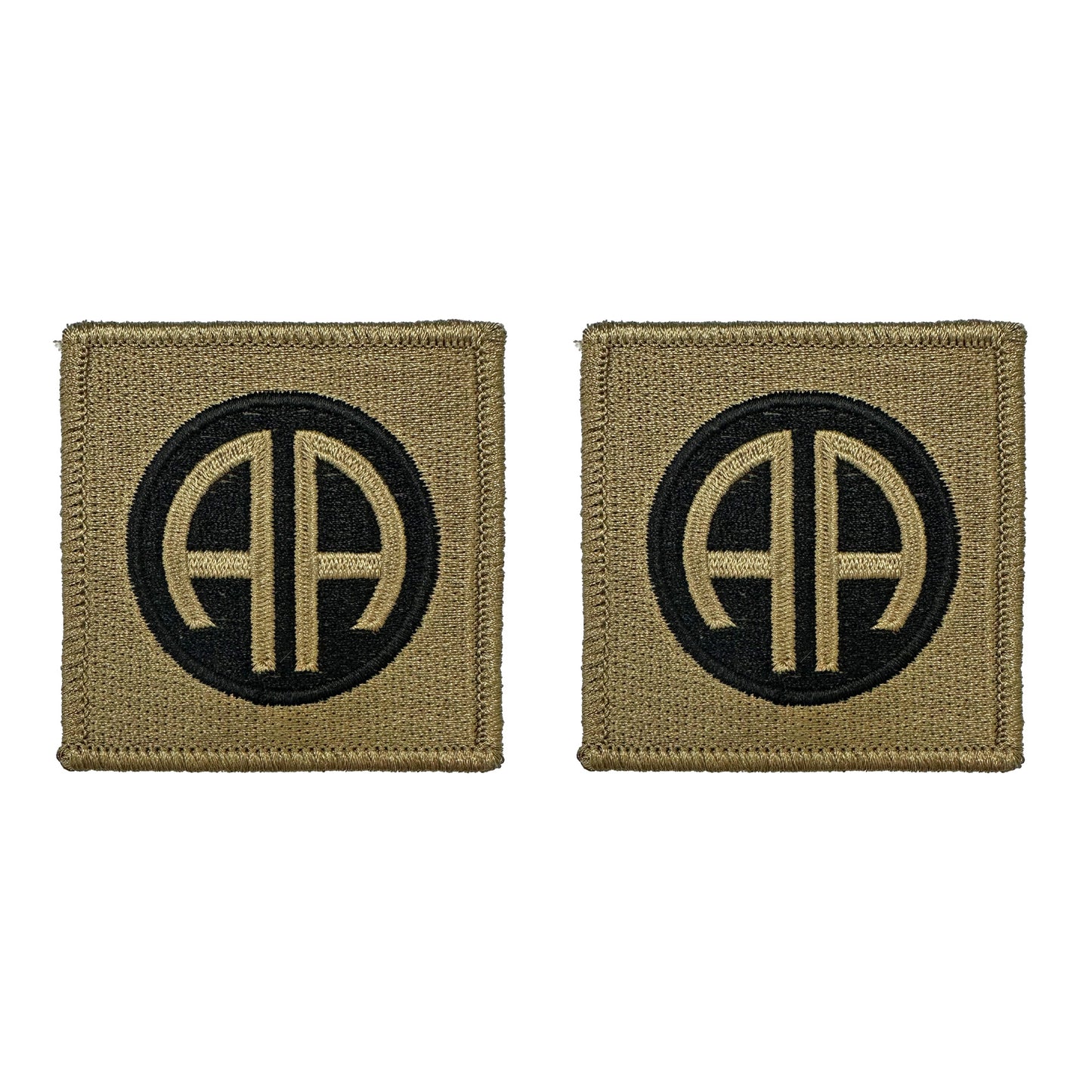U.S. Army 82nd Airborne Division OCP Patch with Hook Fastener (pair) - Sta-Brite Insignia Inc.