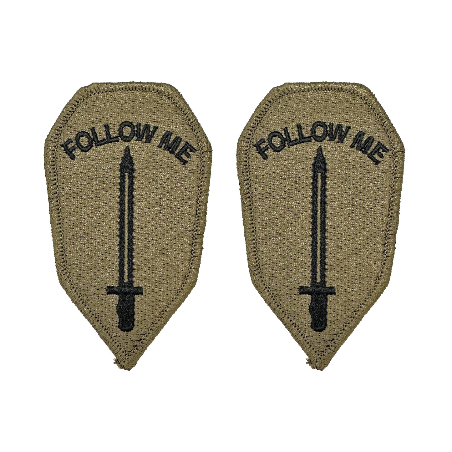 U.S. Army Infantry School OCP Patch with Hook Fastener (pair) - Sta-Brite Insignia Inc.