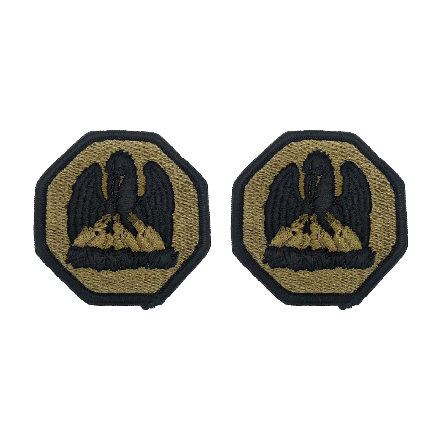 U.S. Army Louisiana National Guard OCP Patch with Hook Fastener (pair)