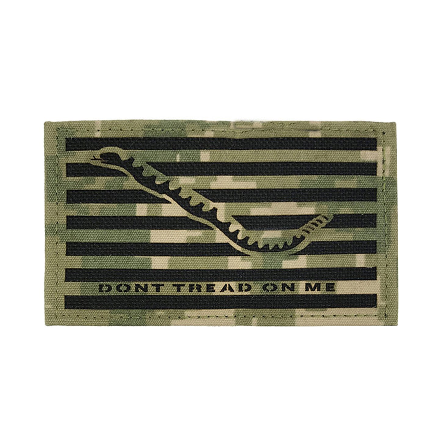 NWUIII Don't Tread On Me Laser Cut Patch W/ Hook Fastener (EA)