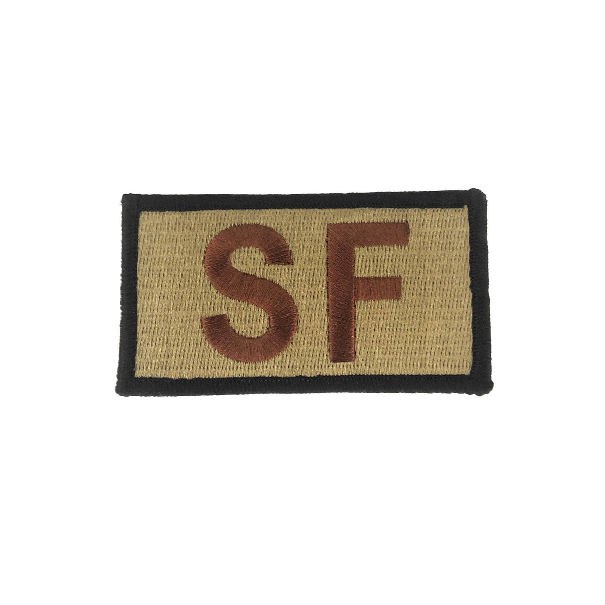 Air Force S.F. Brassard (Spice Brown with Black Border) OCP Patch W/ Hook Fastener