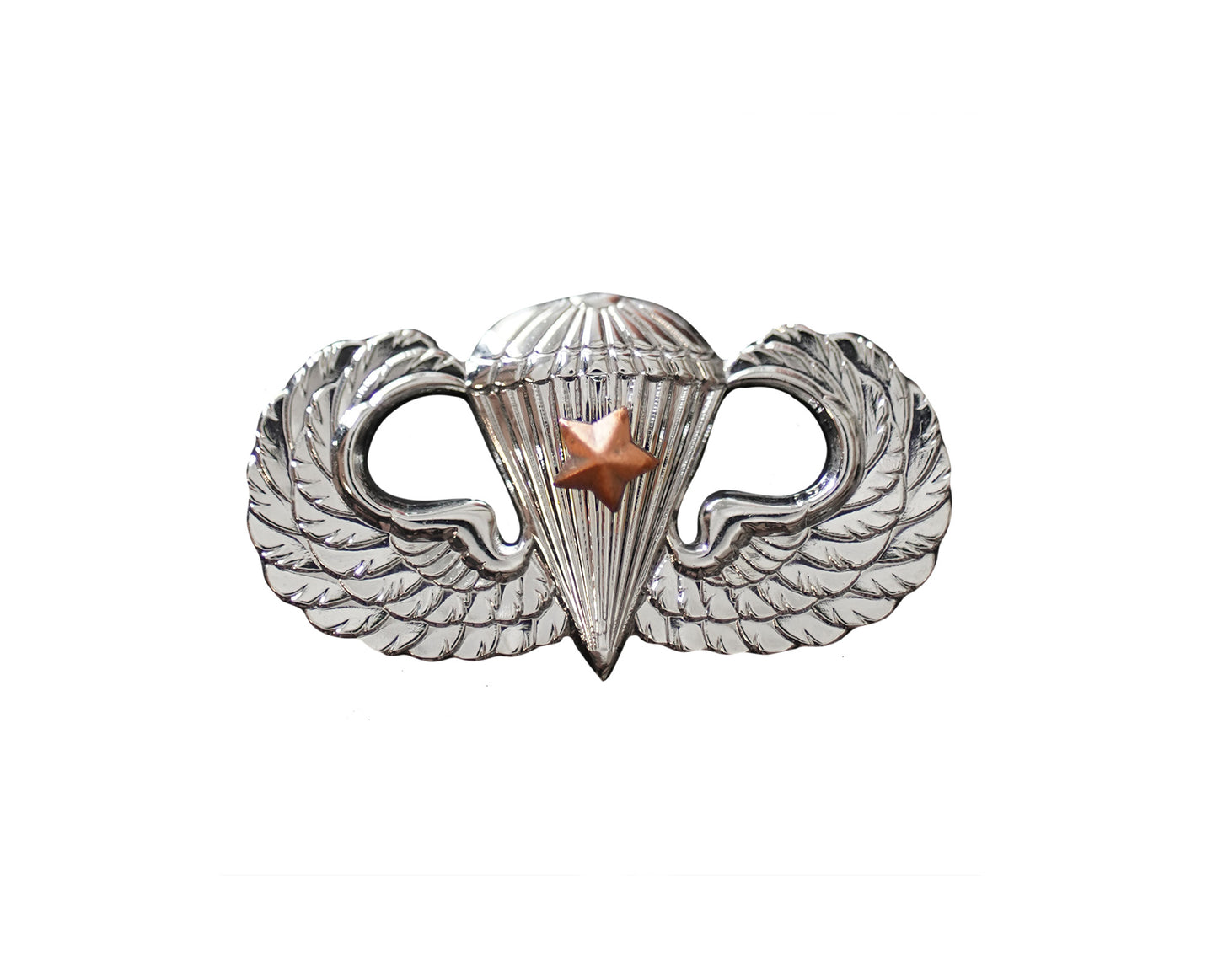 U.S. Army Combat Parachutist Jump WING 1AWD BASIC Full Size STA-BRITE