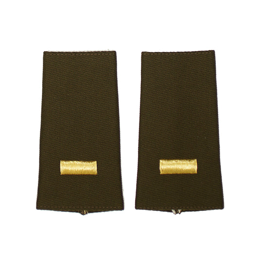 U.S. Army AGSU O1 2nd LT Epaulets (male) - Sta-Brite Insignia Inc.