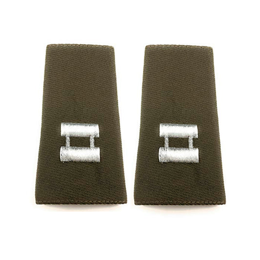 U.S. Army AGSU O3 Captain Epaulets (male) - Sta-Brite Insignia Inc.