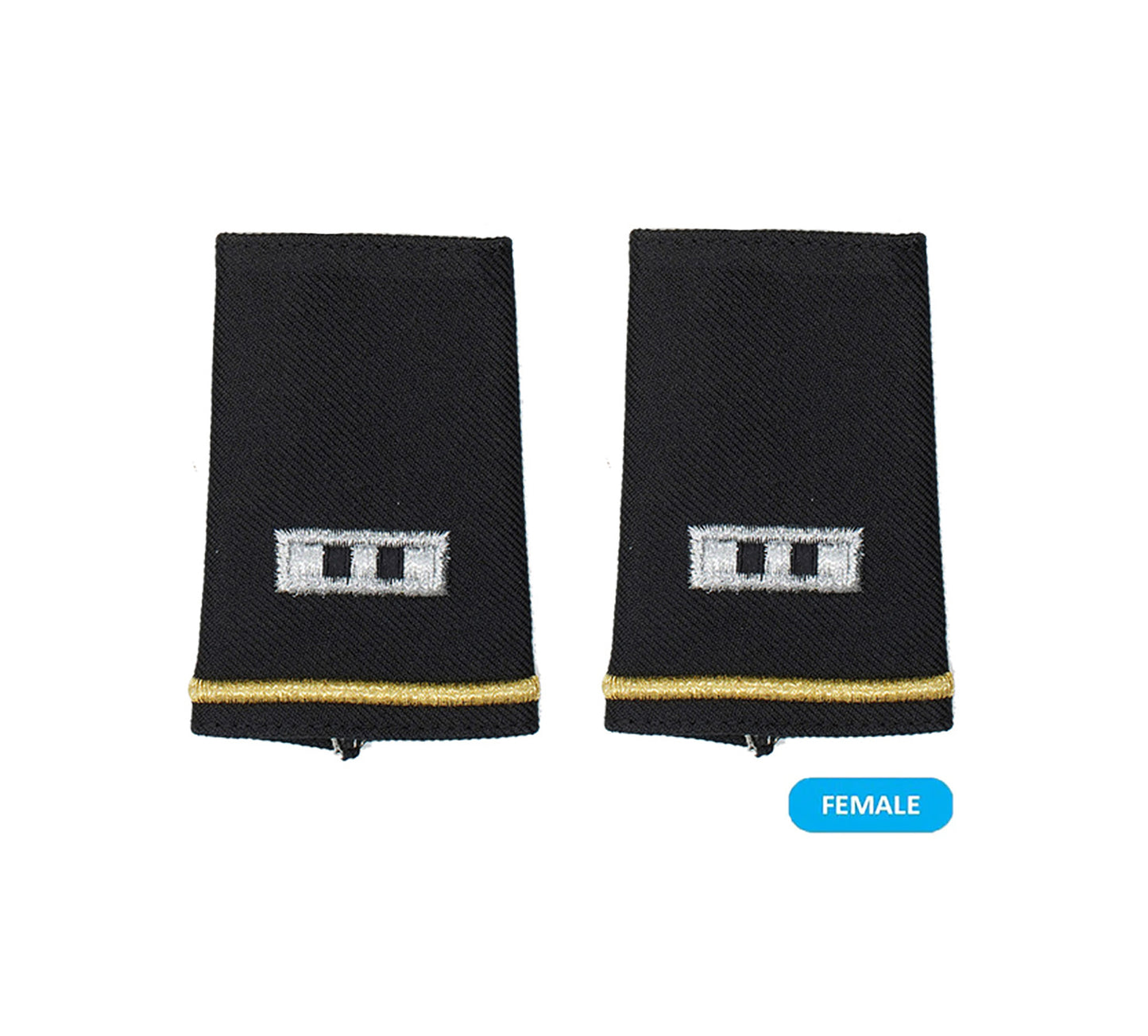 US Army W2 Chief Warrant Officer 2 Shoulder Marks - Small/Female - Sta-Brite Insignia Inc.