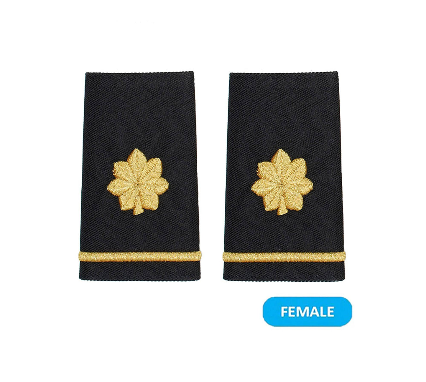 U.S. Army O4 Major Shoulder Marks - Small (Female) - Sta-Brite Insignia Inc.