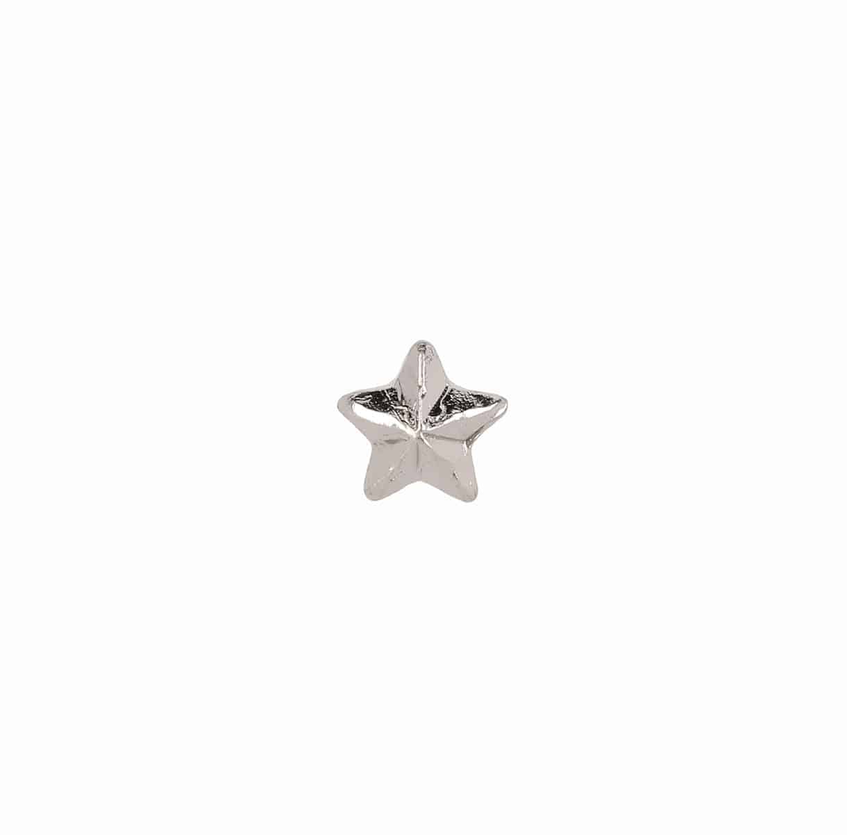 US Army Star 3/16 Single Silver Ribbon Device - Sta-Brite Insignia Inc.