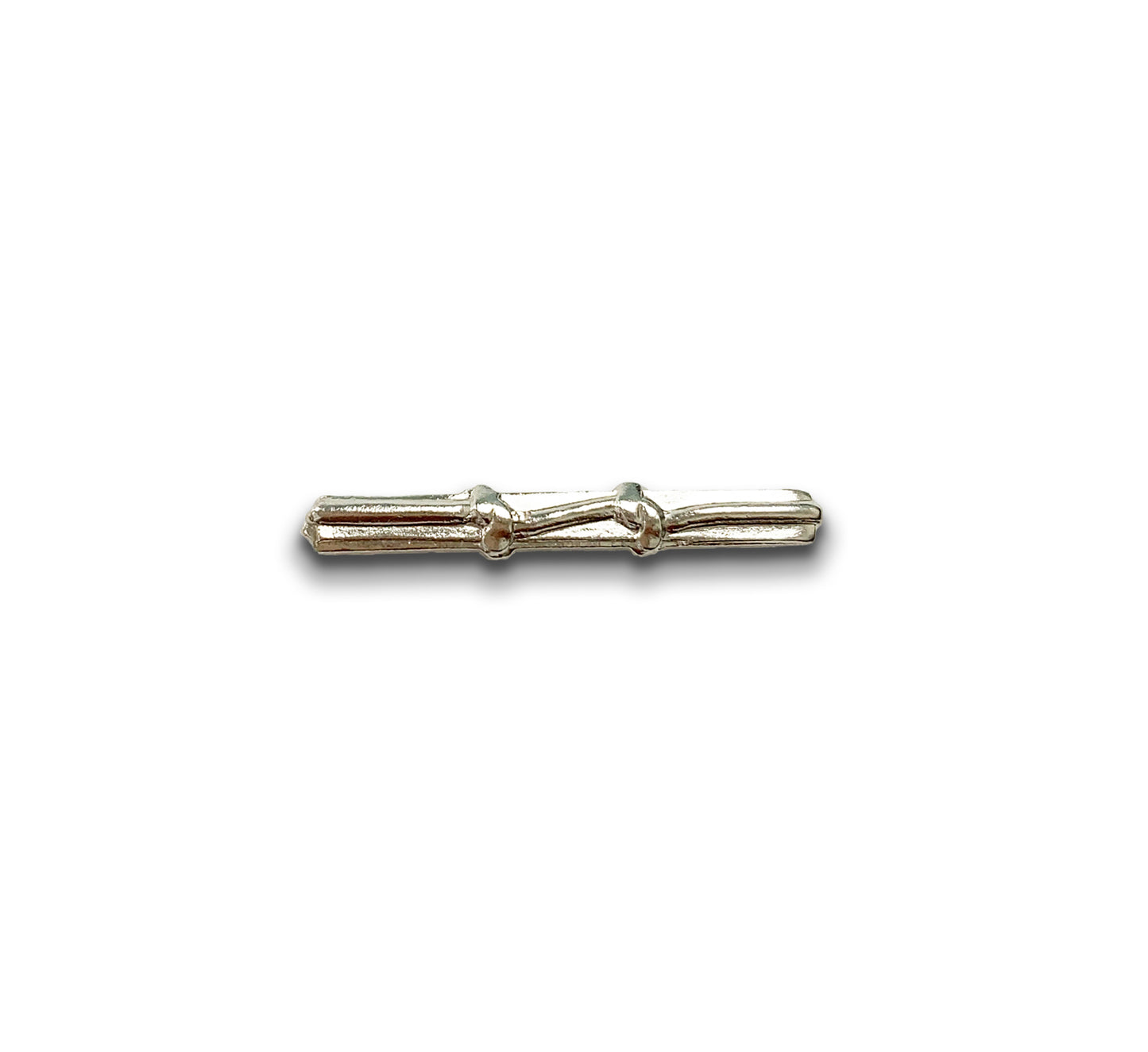 US Army Good Conduct 2 Knots Silver Ribbon Device