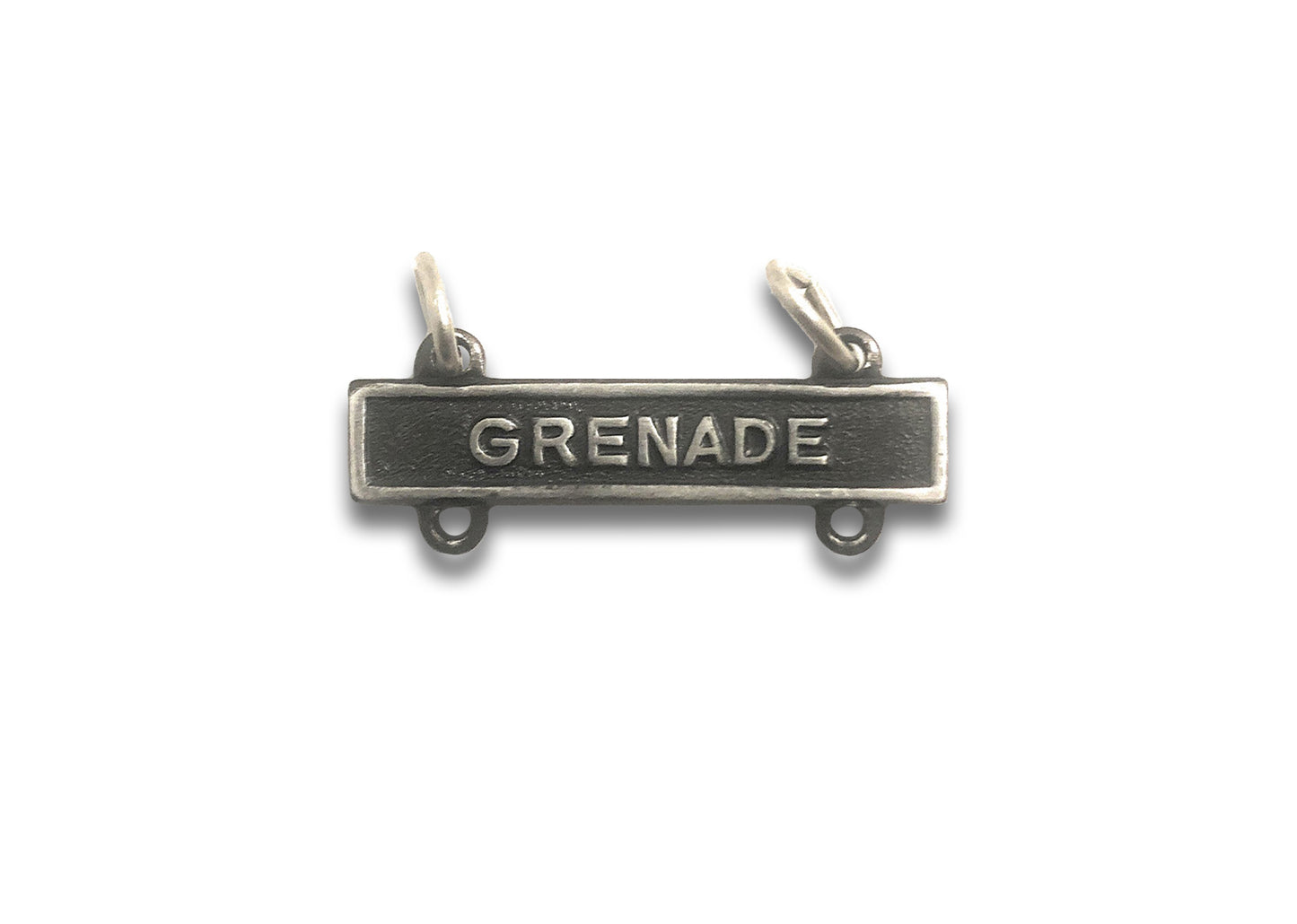 U.S. Army "Grenade" STA-BRITE® Qualification Bar Sliver OX