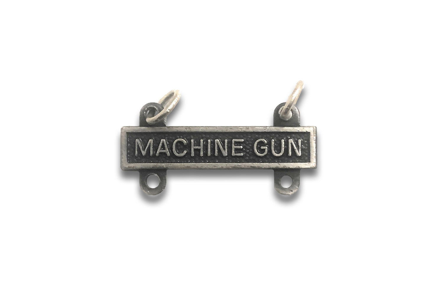 U.S. Army "Machine gun" STA-BRITE® Qualification Bar Sliver OX