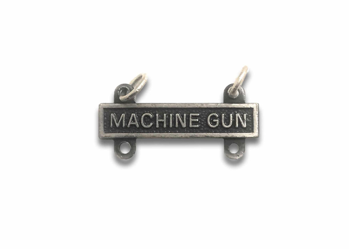 U.S. Army "Machine gun" STA-BRITE® Qualification Bar Sliver OX - Sta-Brite Insignia Inc.
