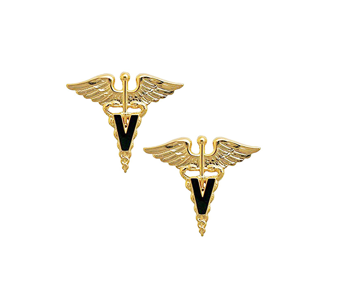 US Army Medical Veterinary Officer Branch V STA-BRITE® Pin-on - Sta-Brite Insignia Inc.