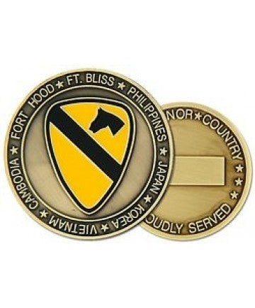 US Army 1st Cavalry Division Coin - Sta-Brite Insignia INC.