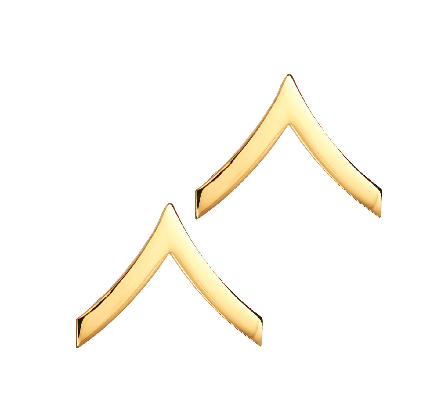 U.S. Army E2 Private STA-BRITE® Pin-on Rank - Sta-Brite Insignia Inc.