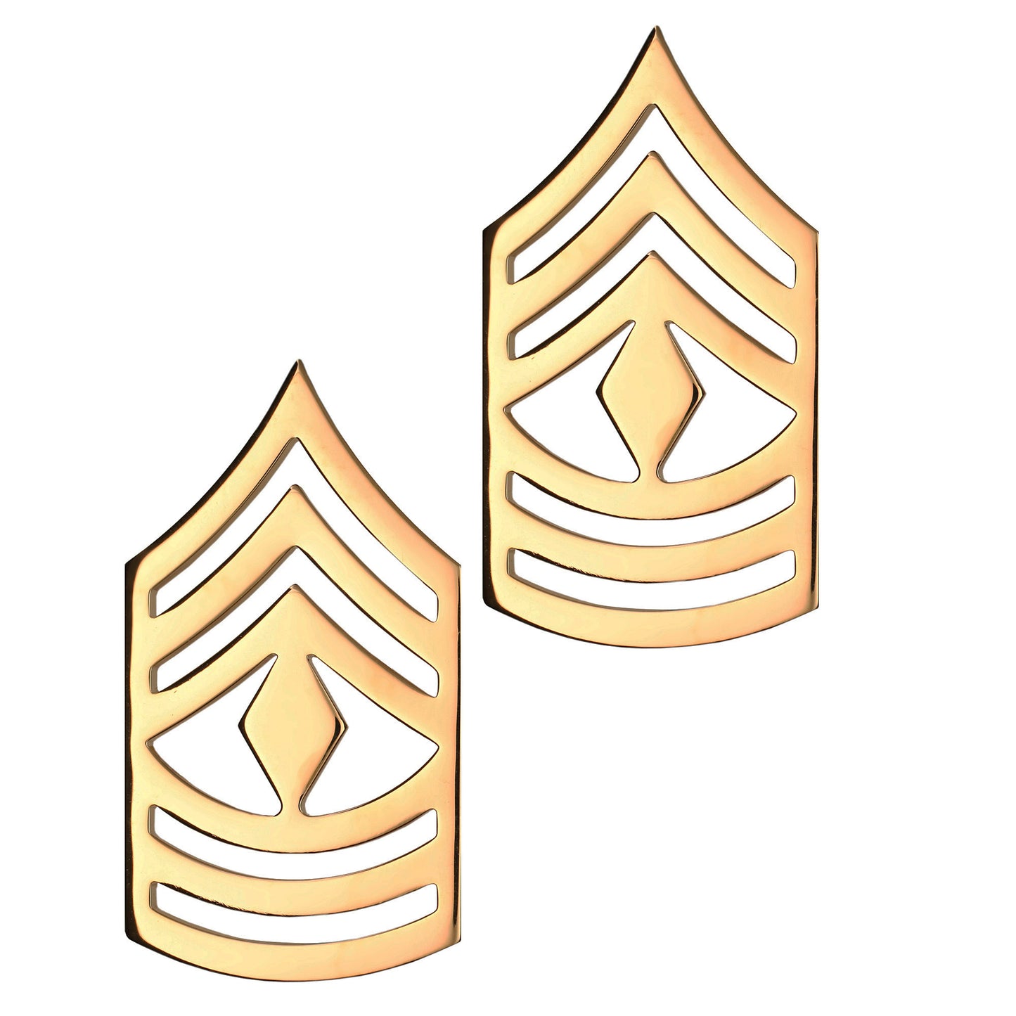 U.S. Army E8 First Sergeant STA-BRITE® Pin-on Rank - Sta-Brite Insignia Inc.