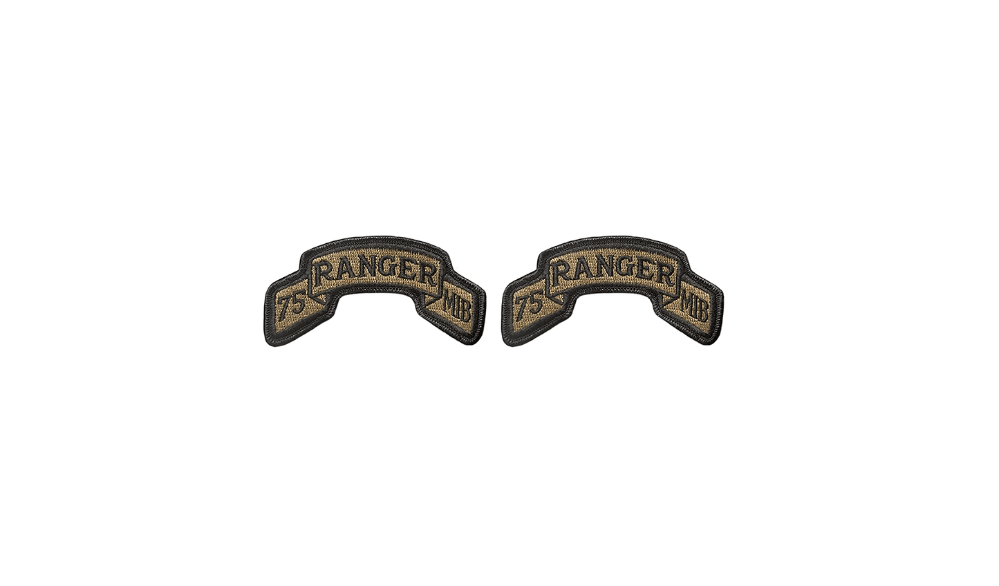 U.S. Army 75th Ranger MIB OCP Scroll with Hook Fastener (pair) - Sta-Brite Insignia Inc.