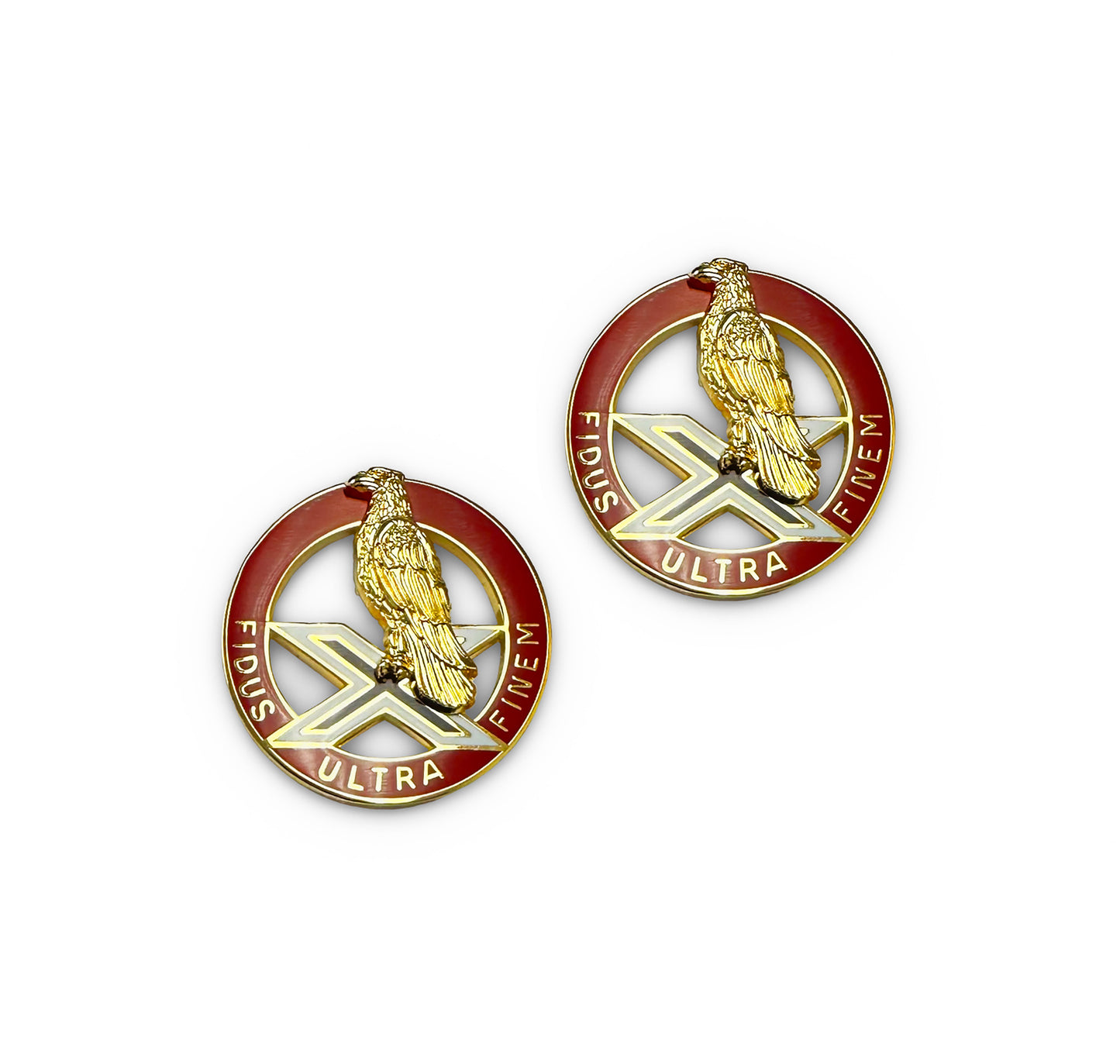 U.S. Army 2nd Air Defense Artillery Unit Crest (pair)