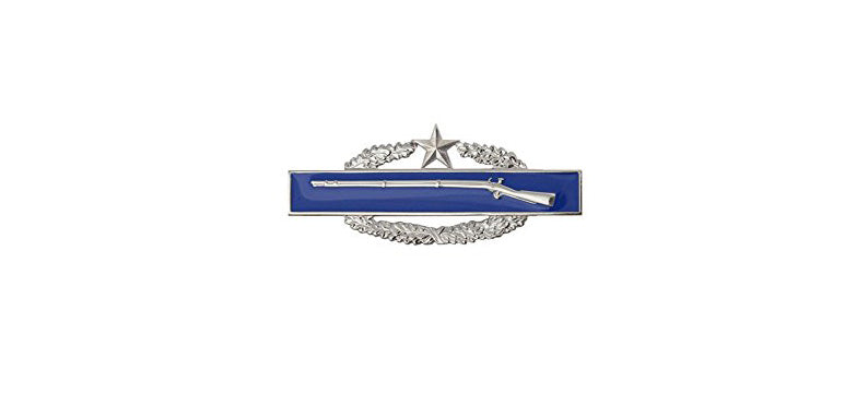 U.S. Army Combat Infantry 2nd Award Full Size STA-BRITE® Pin-on - Sta-Brite Insignia Inc.