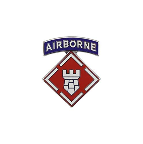 U.S. Army 20th Engineer Brigade CSIB With Airborne Tab - Sta-Brite Insignia Inc.