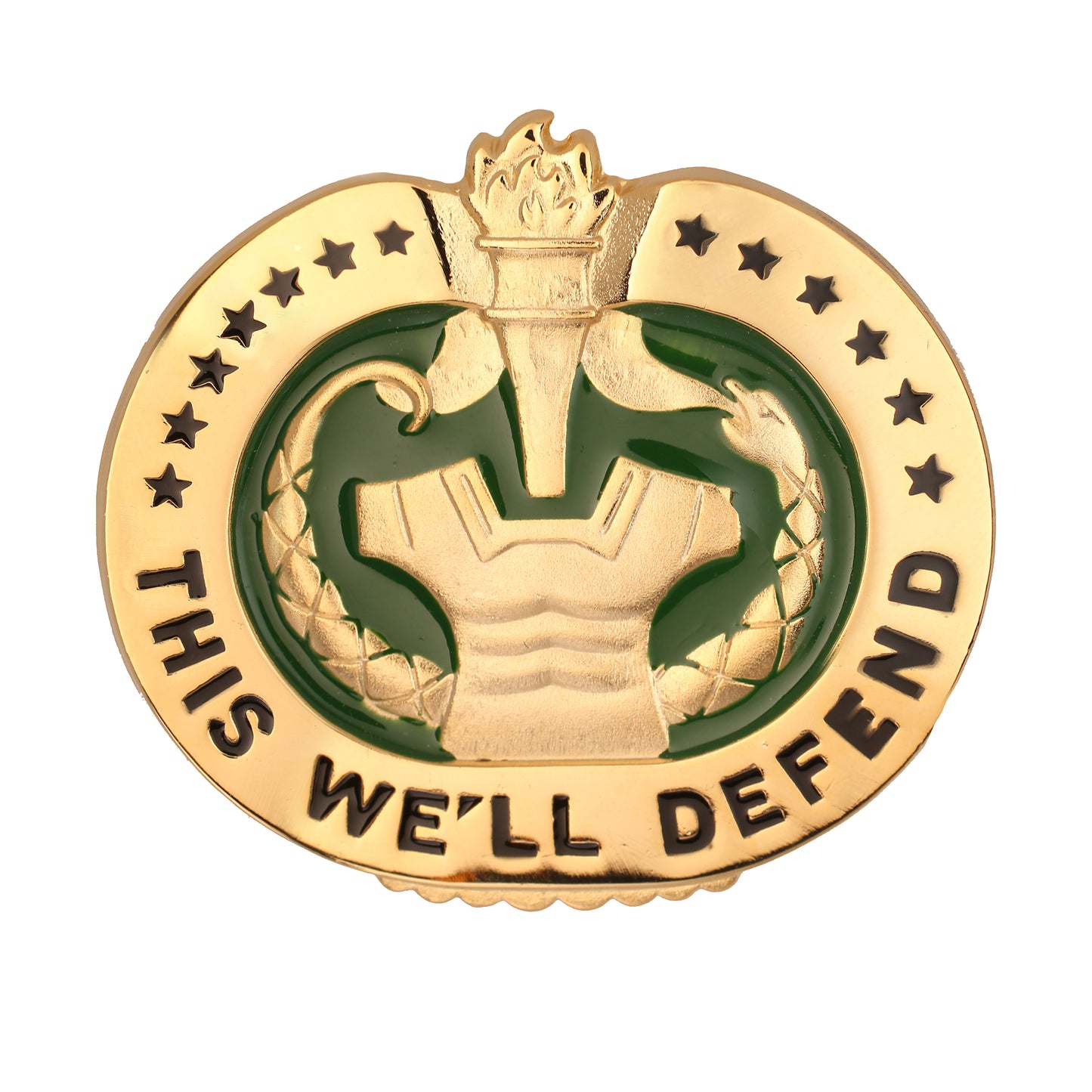 US Army Drill Sergeant/Instructor STA-BRITE® Full Size Pin-on Badge - Sta-Brite Insignia Inc.