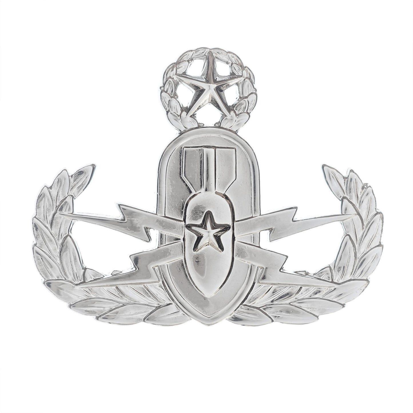 Explosive Ordinance Disposal Master STA-BRITE® Pin-on Badge. Full Size - Sta-Brite Insignia Inc.