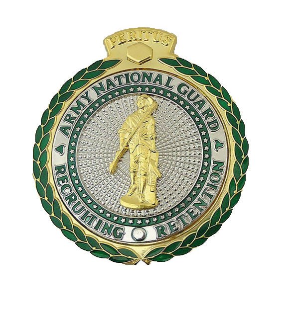 U.S. Army National Guard Recruiting Retention Sta-Brite® Master Badge - Sta-Brite Insignia Inc.