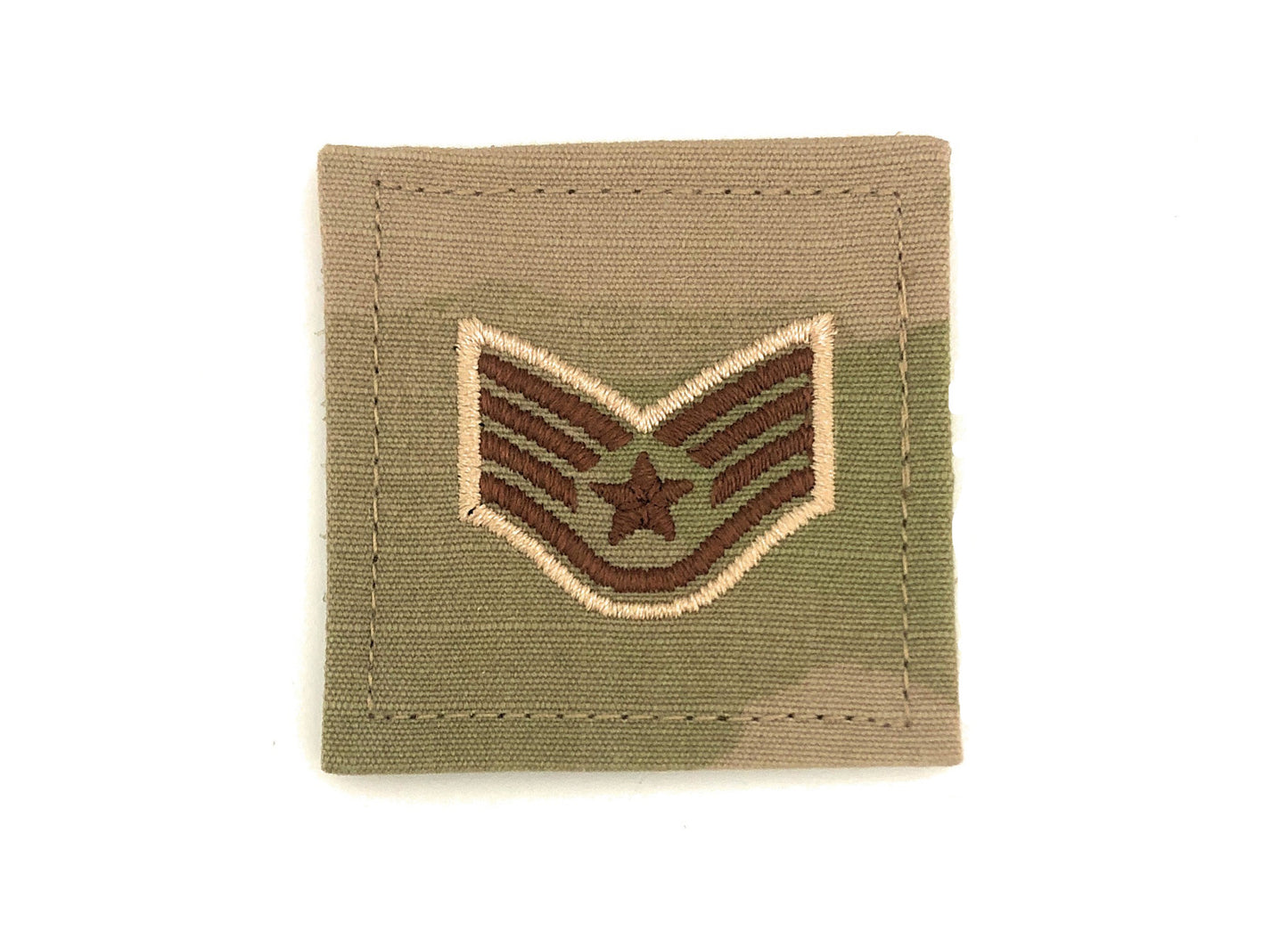 U.S. Air Force E5 Staff Sergeant OCP Spice Brown with Hook Fastener - Sta-Brite Insignia Inc.