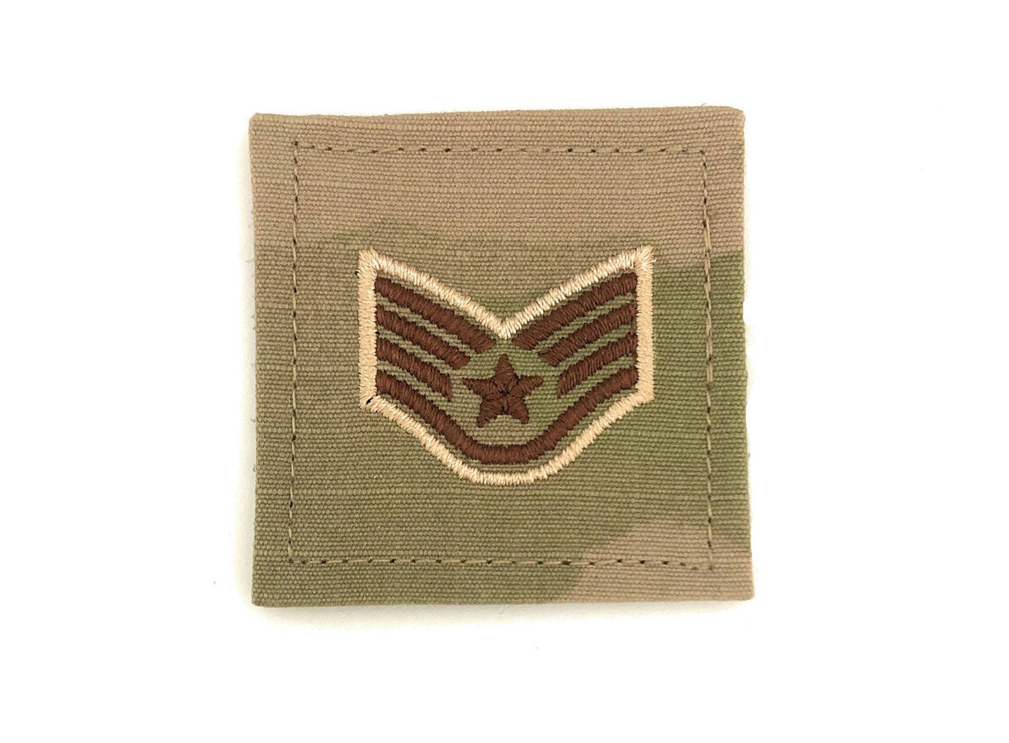 U.S. Air Force E5 Staff Sergeant OCP Spice Brown with Hook Fastener - Sta-Brite Insignia Inc.