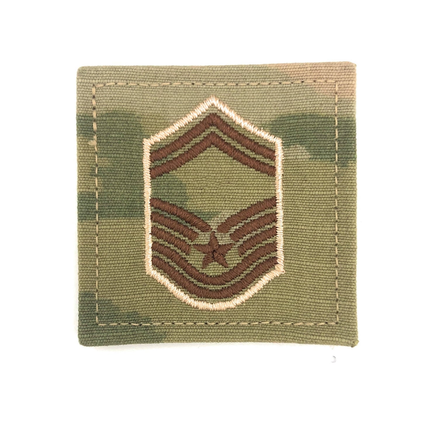 U.S. Air Force E8 Senior Master Sergeant OCP Spice Brown with Hook Fastener - Sta-Brite Insignia Inc.