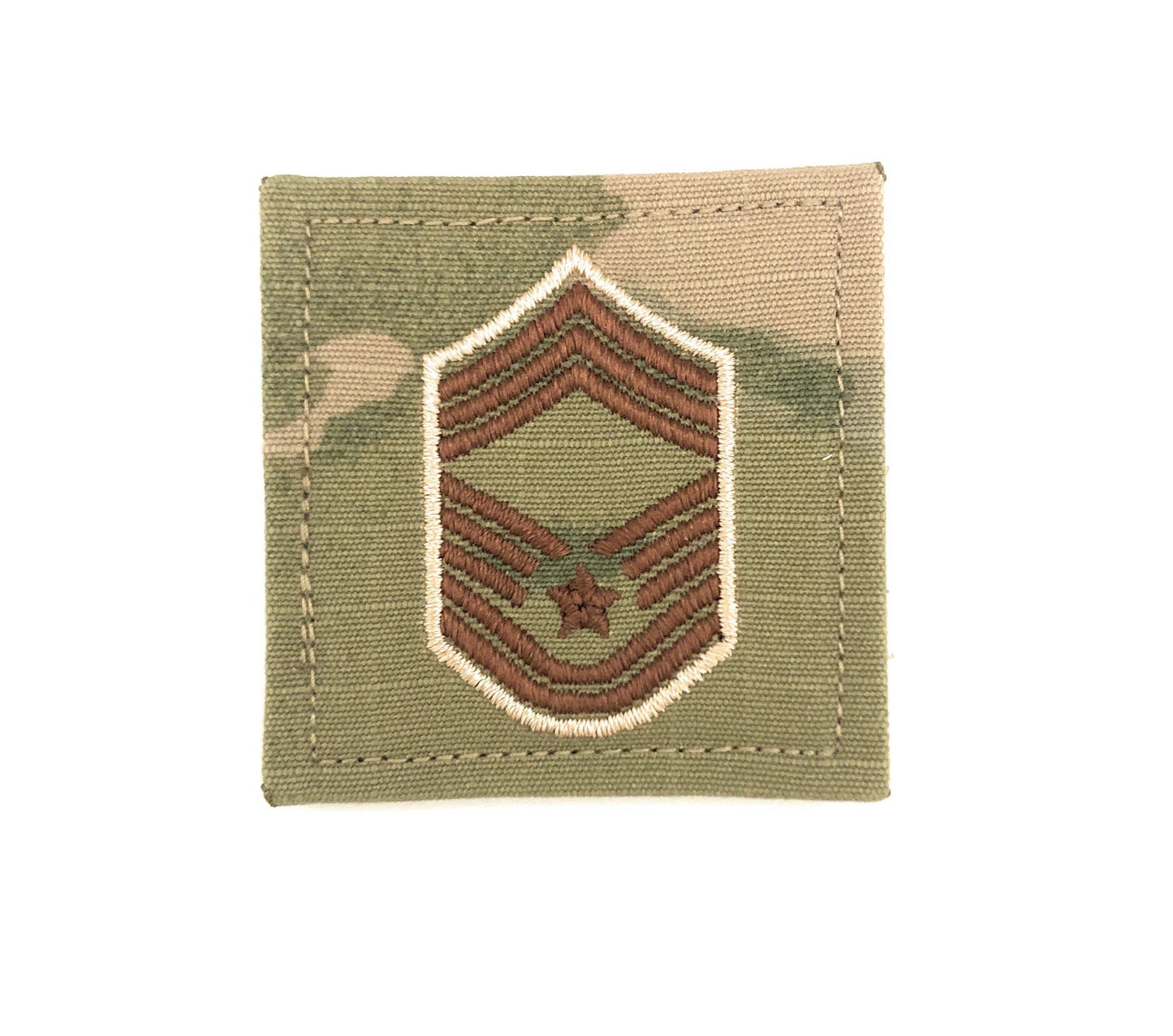 U.S. Air Force E9 Chief Master Sergeant OCP Spice Brown with Hook Fastener - Sta-Brite Insignia Inc.