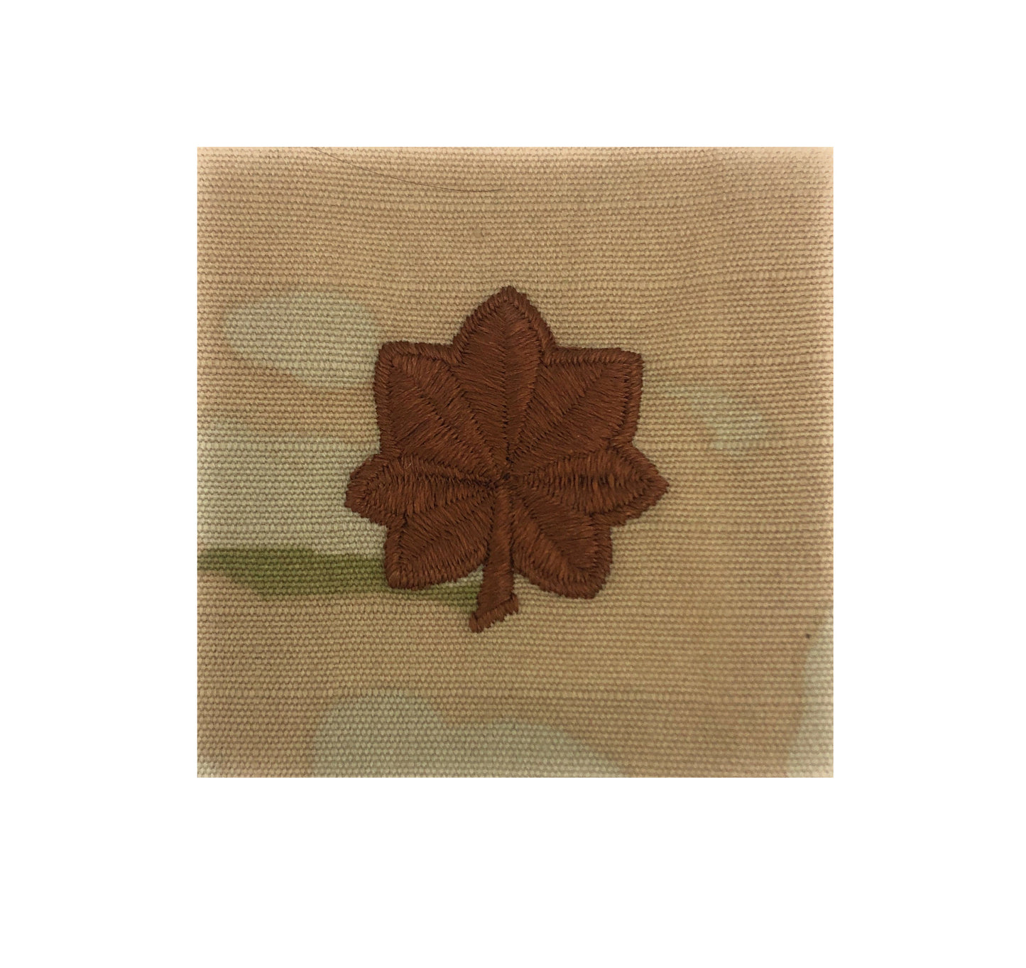 U.S. Air Force O4 Major OCP Spice Brown Sew-On Rank (For Shirt, Jacket, Coat)