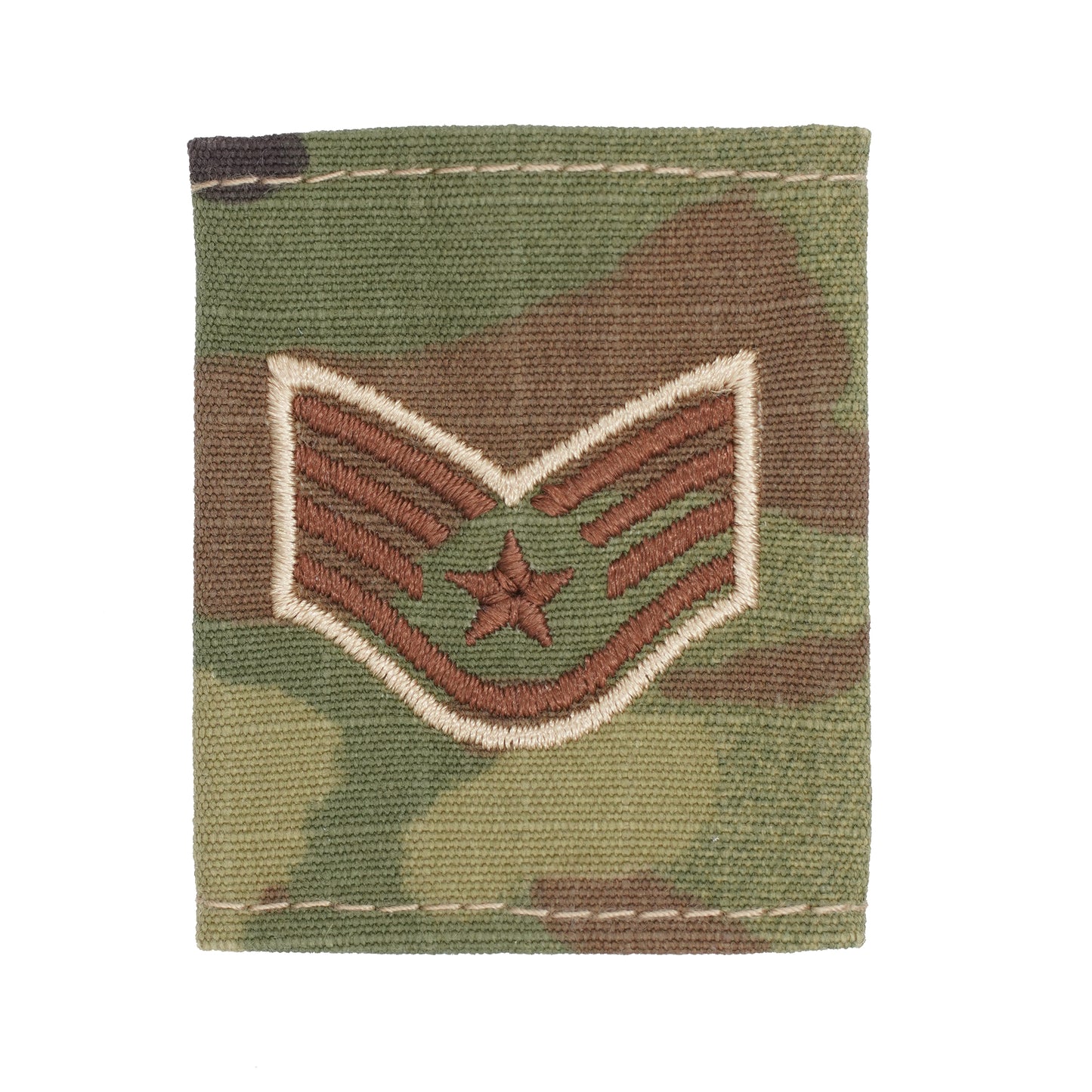 U.S. Air Force E5 Staff Sergeant OCP Spice Brown Gore-Tex® Loop Rank - Sta-Brite Insignia Inc.