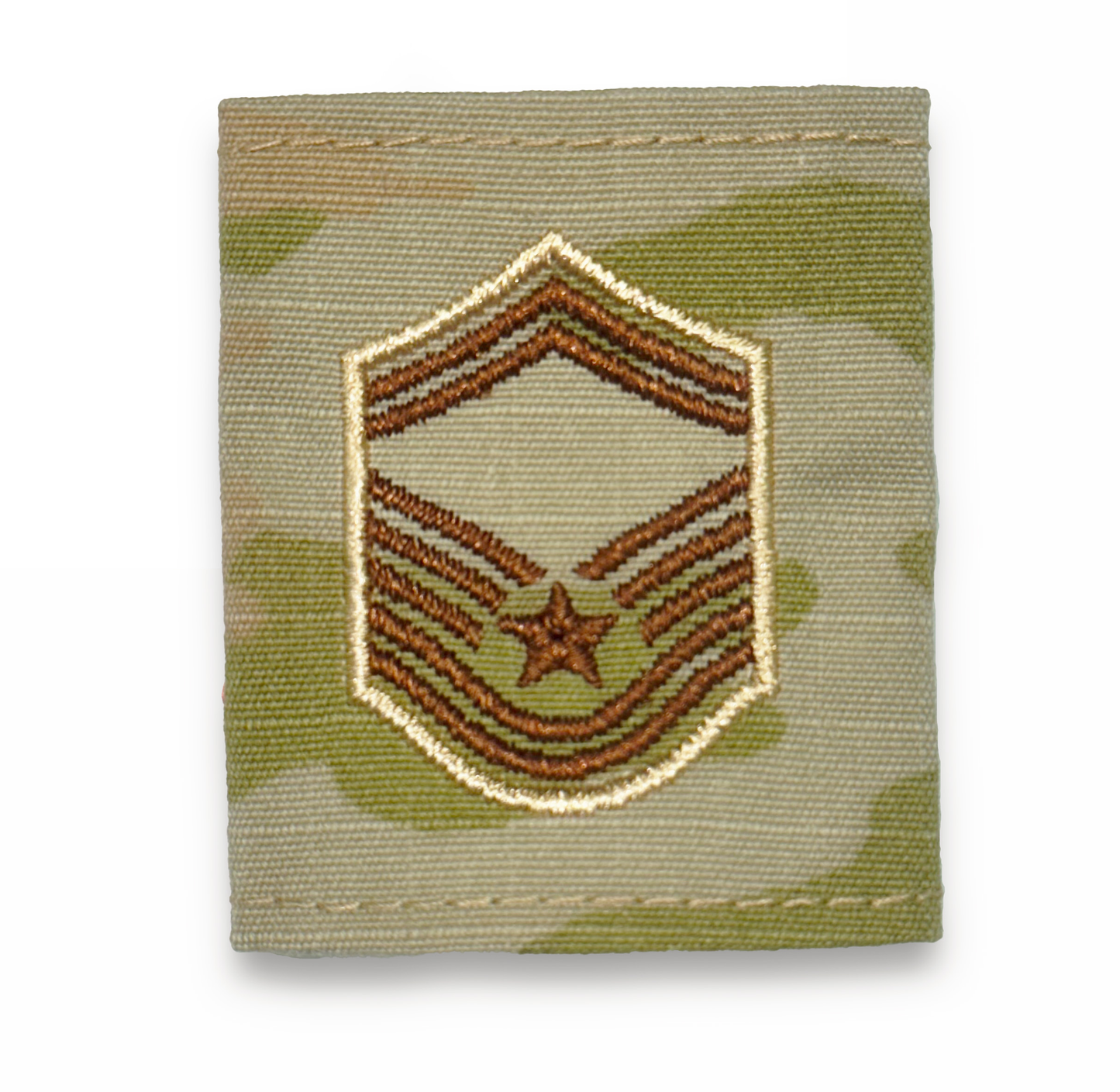 US Air Force E8 Senior Master Sergeant OCP Spice Brown Gore-Tex® Loop Rank