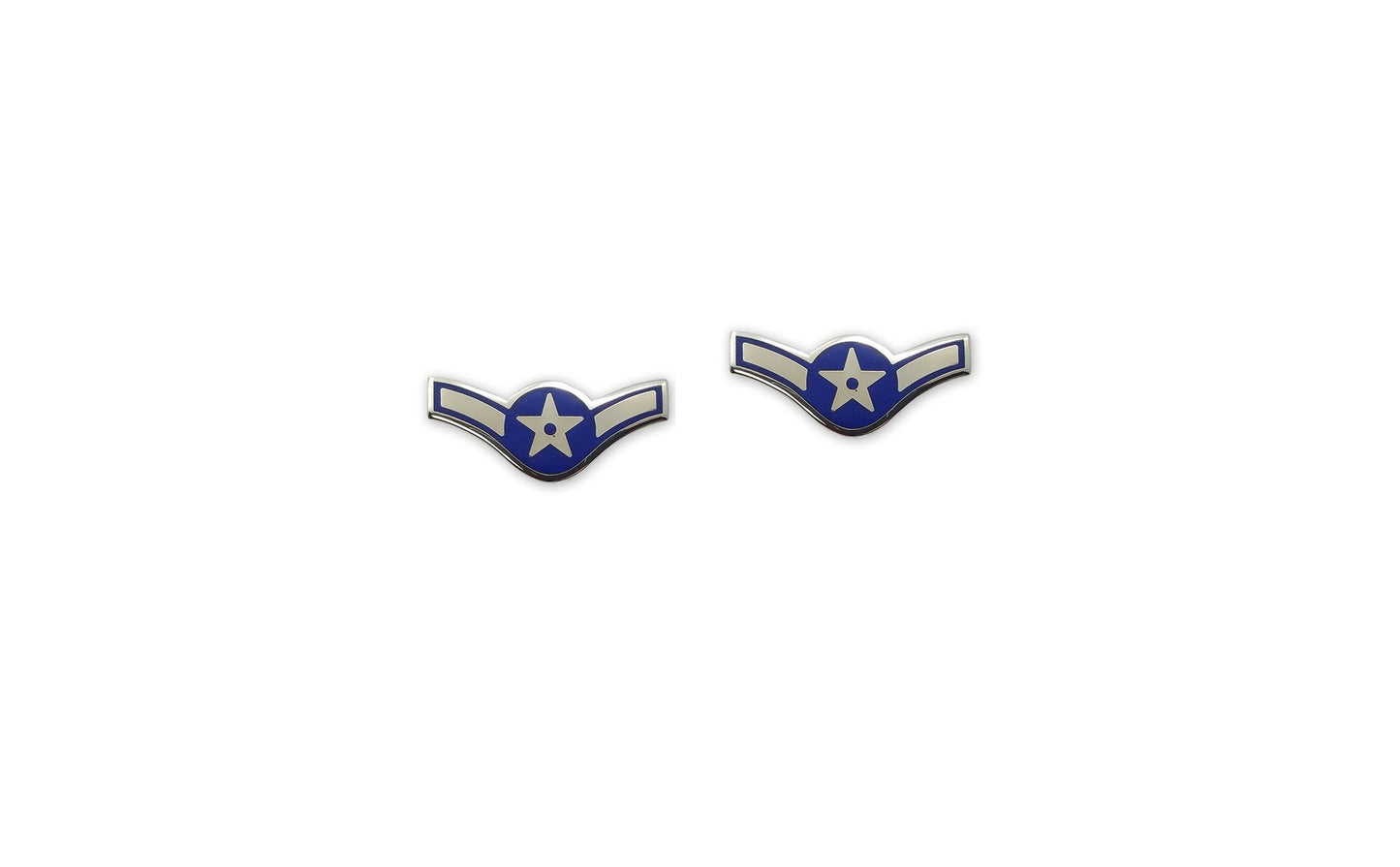 U.S. Air Force E2 Airman STA-BRITE® Pin-on (pair) - Sta-Brite Insignia Inc.