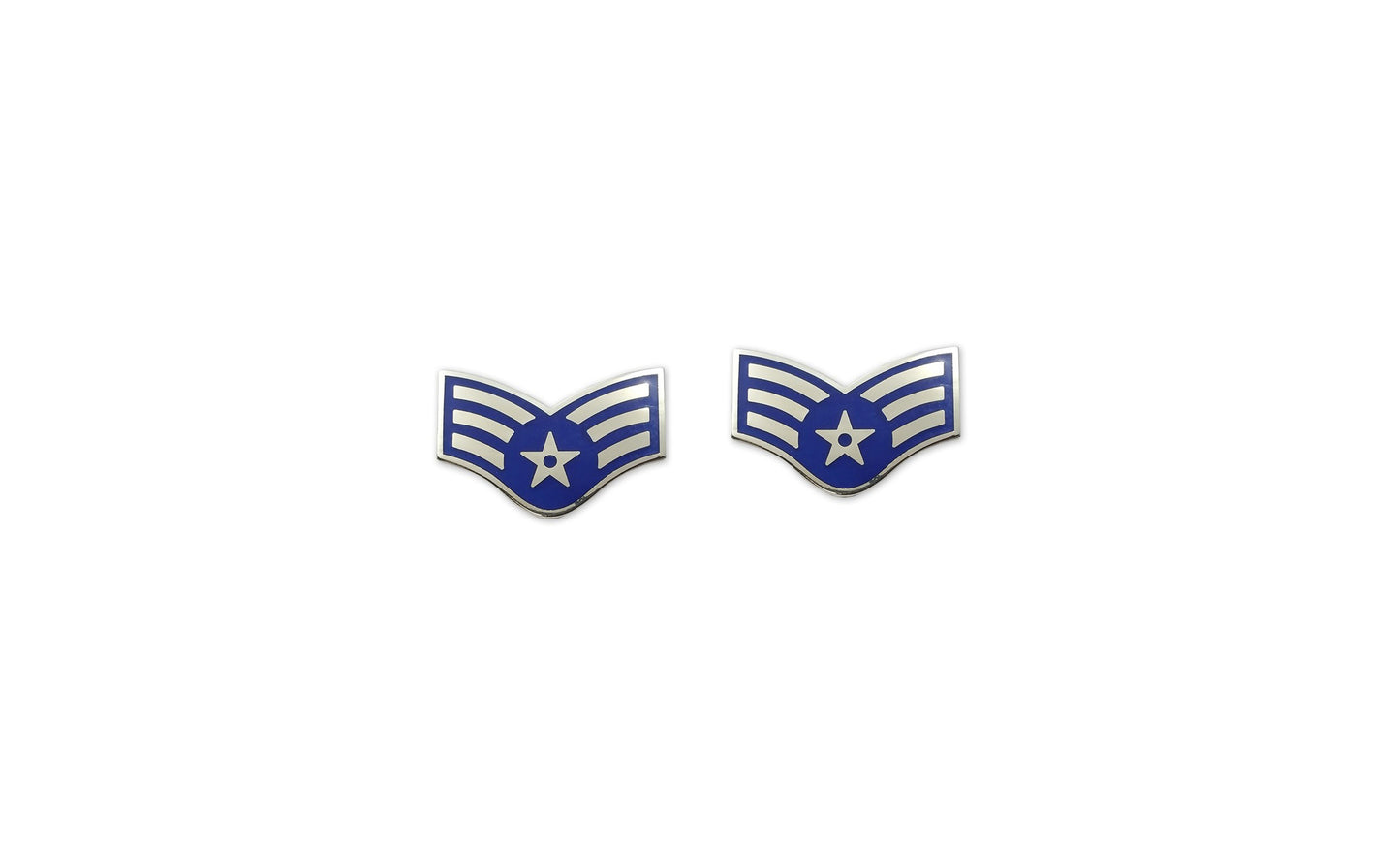 U.S. Air Force E4 Senior Airman Sta-Brite® Pin-on - Sta-Brite Insignia Inc.