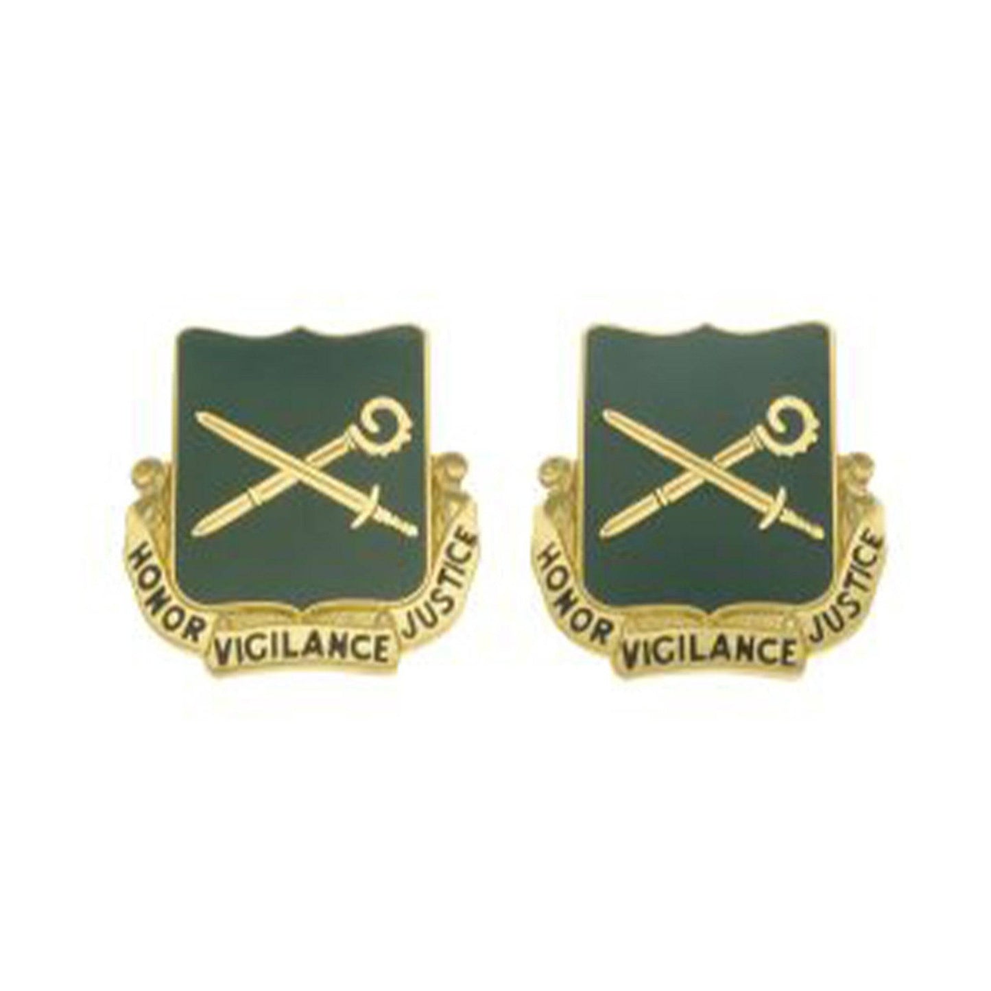 U.S. Army 385th Military Police Battalion Unit Crest (Pair) - Sta-Brite Insignia Inc.