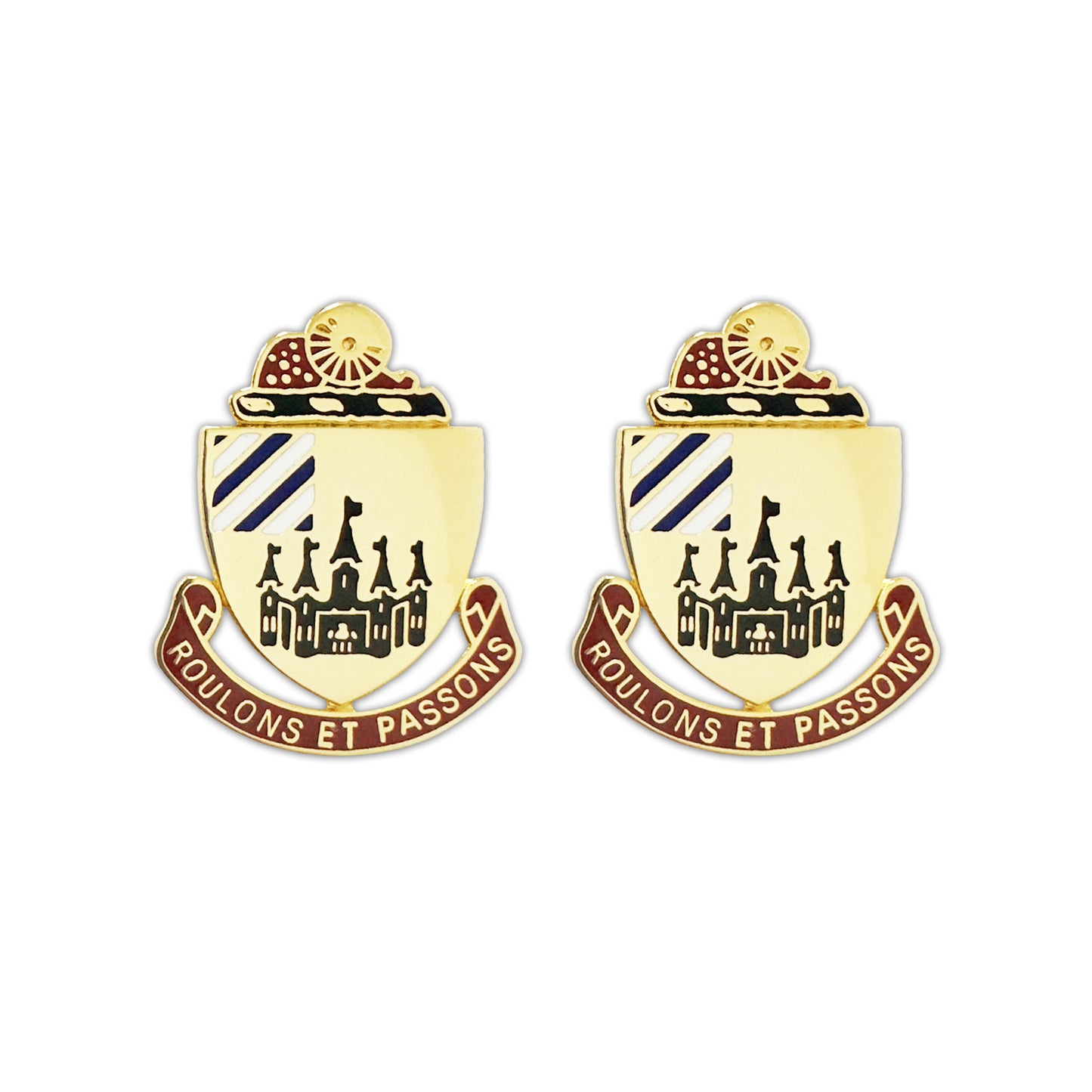 US Army 3rd Support Battalion Unit Crest (Pair)