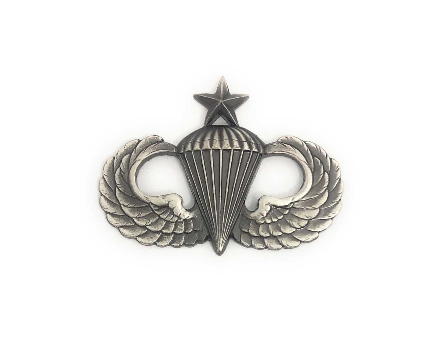 Parachutist Jump Wing Senior Silver-ox