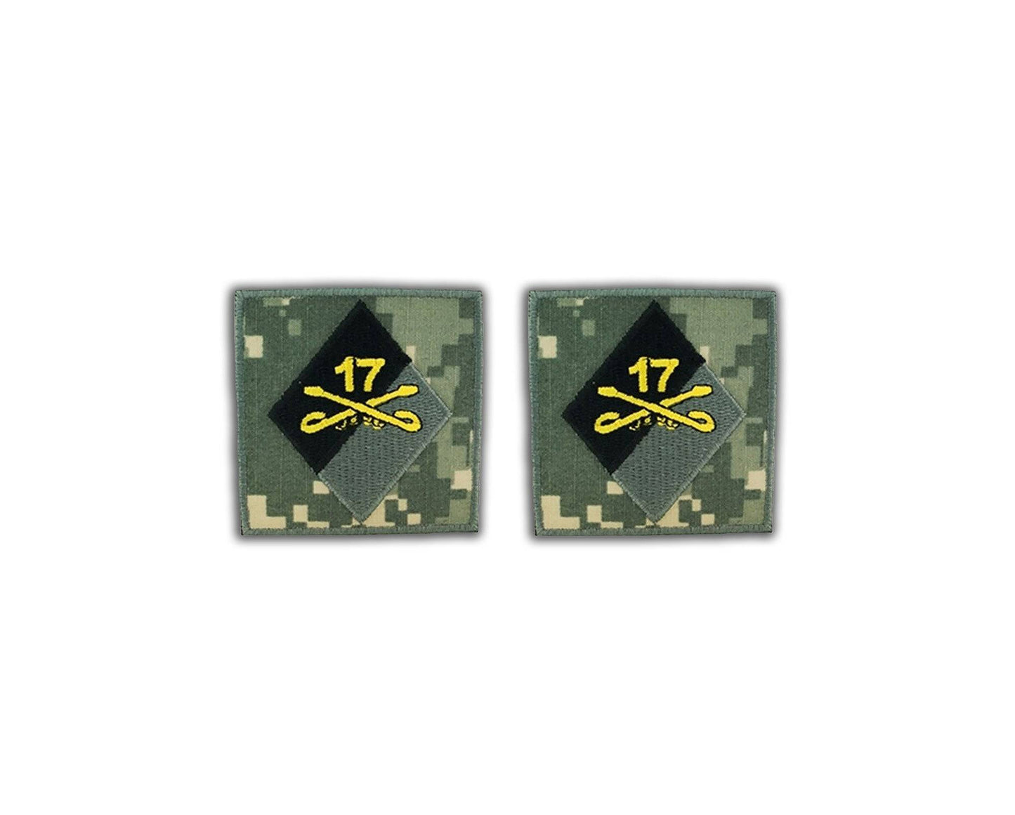 U.S. Army 17th Cavalry Helmet ACU Patch (pair) - Sta-Brite Insignia Inc.