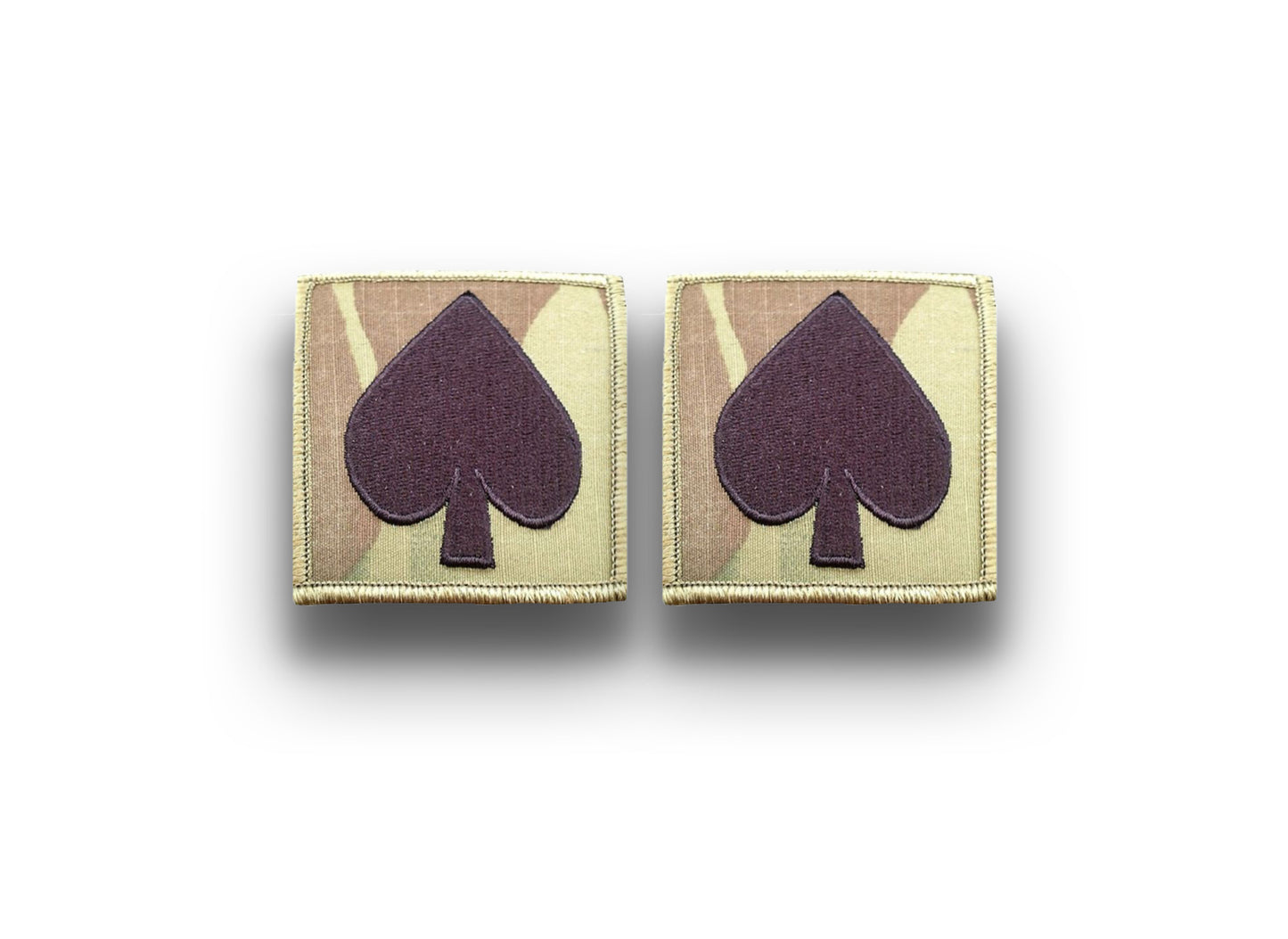 U.S. Army 506th Infantry Spade OCP Helmet Patch (pair) - Sta-Brite Insignia Inc.