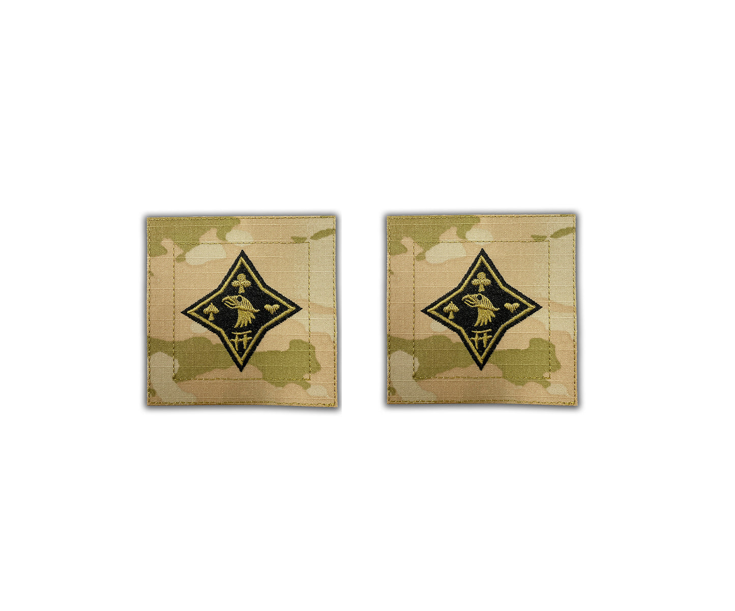 U.S. Army 101st Sustainment OCP Helmet Patch (pair) - Sta-Brite Insignia Inc.