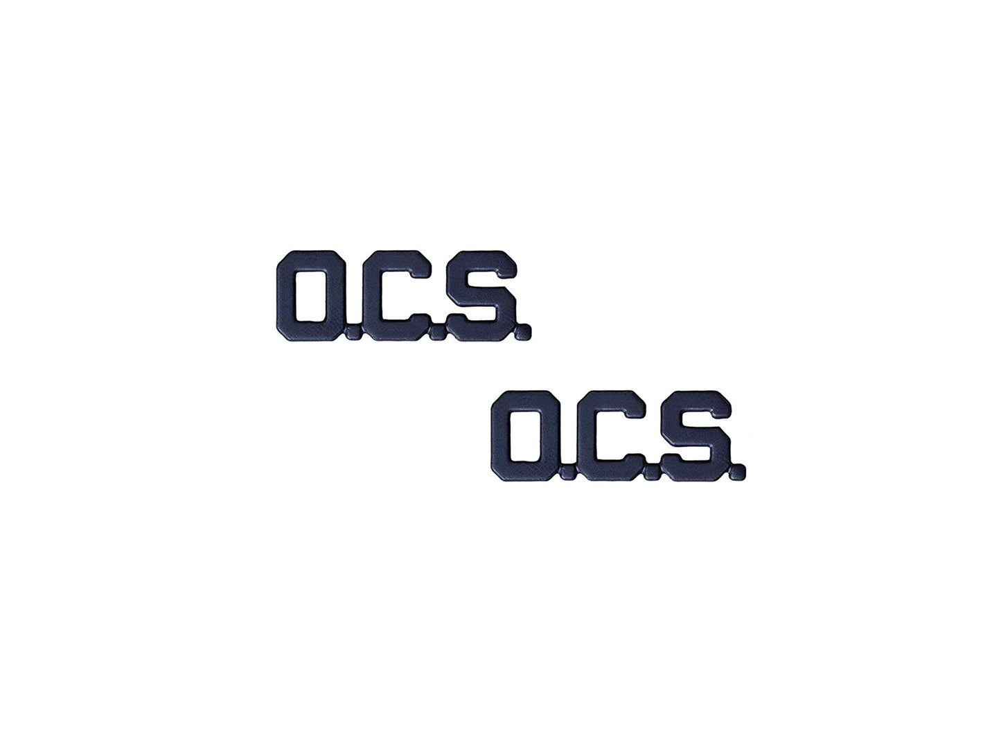 US Army OCS Officer Candidate School O.C.S. STA-BRITE® BLACK Metal Pin-on Rank - Sta-Brite Insignia Inc.