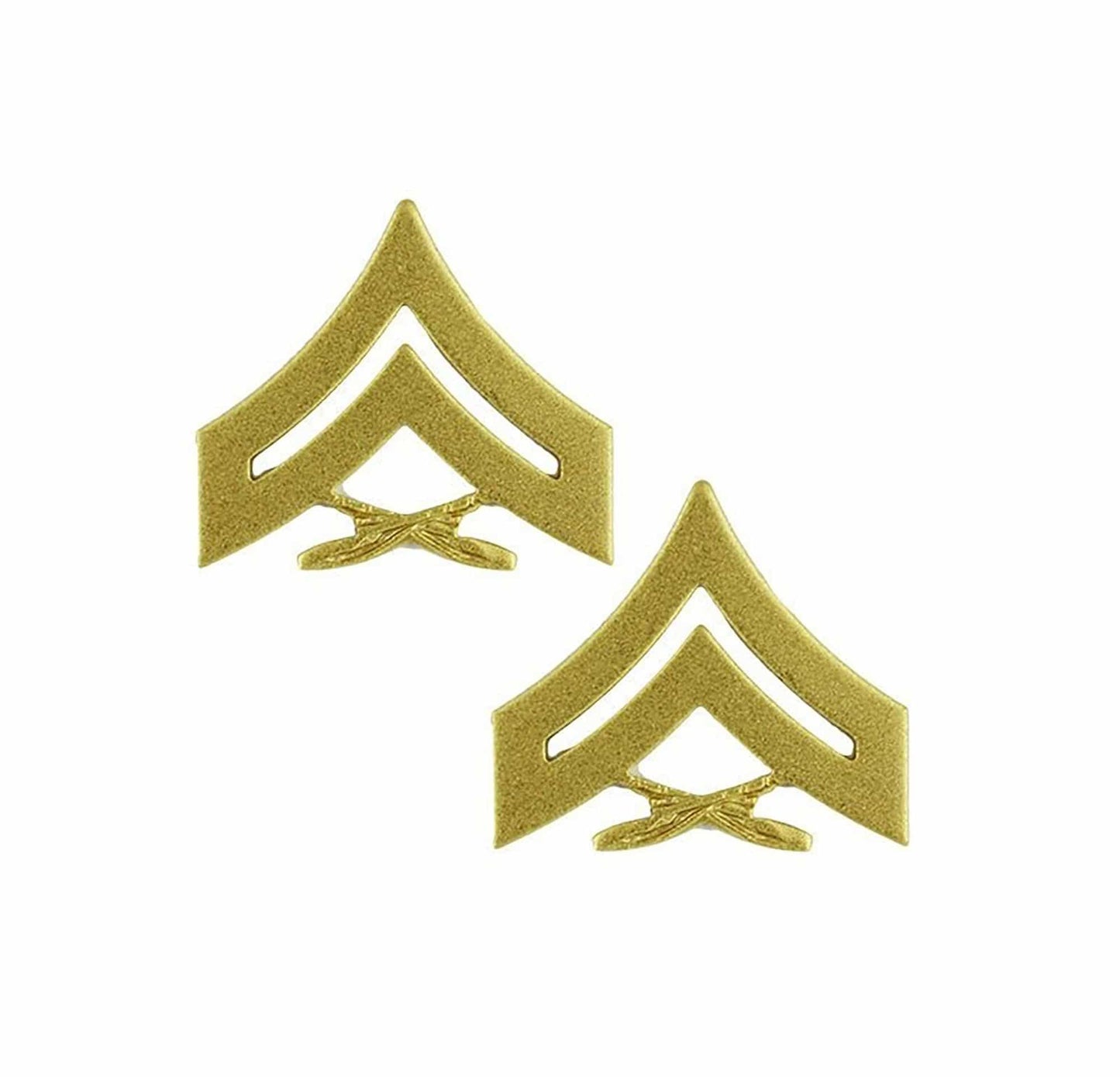 U.S. Marine Corps Corporal Satin Gold Rank - Sta-Brite Insignia Inc.