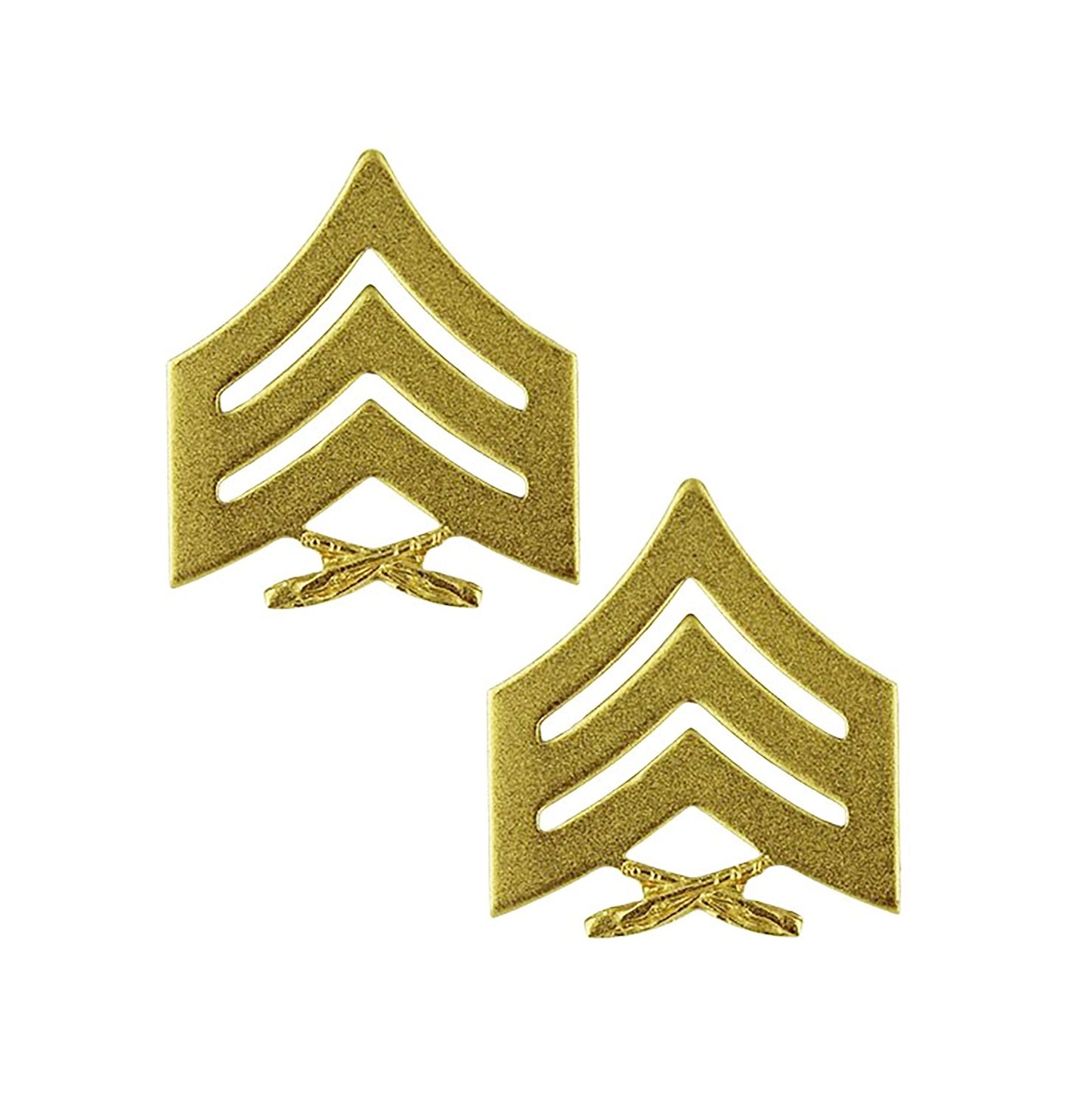U.S. Marine Corps Sergeant Satin Gold Rank
