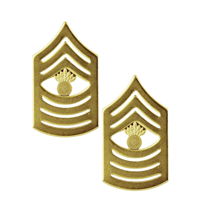 U.S. Marine Corps Master Gunnery Sergeant Satin Gold Rank - Sta-Brite Insignia Inc.