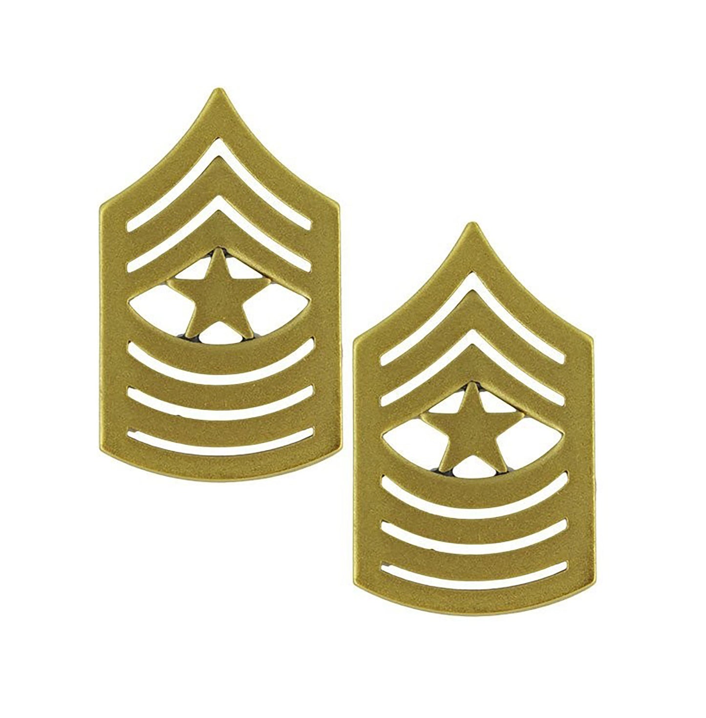 U.S. Marine Corps Sergeant Major Satin Gold Rank - Sta-Brite Insignia Inc.