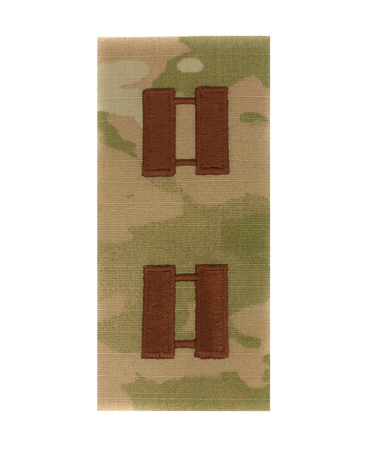 US Air Force O3 Captain OCP Spice Brown Sew-on Rank For Cap “Only” - Sta-Brite Insignia Inc.