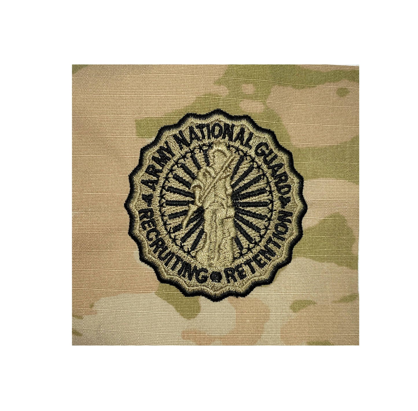 U.S. Army National Guard Recruiting Retention OCP Basic Sew-On Badge - Sta-Brite Insignia Inc.