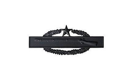 U.S. Army Combat Infantry 2nd Award STA-BRITE® BLACK Metal Pin-on Badge - Sta-Brite Insignia Inc.