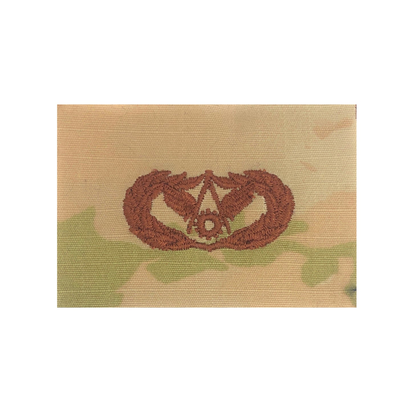 US Air Force Civil Engineer Basic OCP Spice Brown Sew-on Badge - Sta-Brite Insignia Inc.
